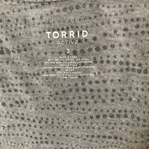 Torrid womens grey tank top